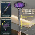 Telescopic Electric Fly Swatter – Rotatable Mesh, USB Rechargeable, Extended Reach