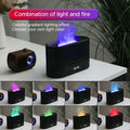 USB Flame Aroma Diffuser – 7-Color LED Humidifier for Bedroom & Desktop