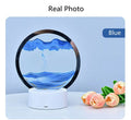 3D Flowing Sand Art Night Light – Hourglass Desk Lamp for Home Decor & Gift