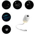 Mini Galaxy Star Projector – 2-in-1 Night Light for Bedroom, Car & Kids Gift
