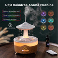 UFO Raindrop Aroma Diffuser Humidifier with Remote & 7 Color Lights